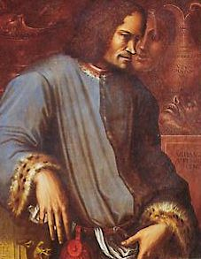 Laurent le Magnifique, par Vasari - galerie des Offices, Florence